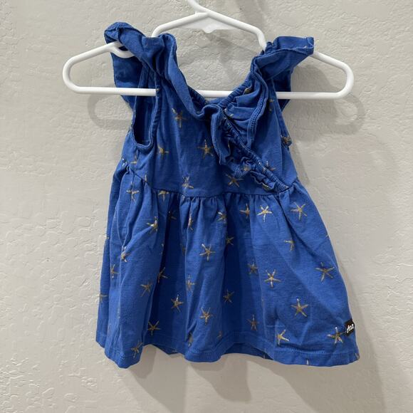 Tea Collection Blue Sparkle Stars Ruffle Tank Dress - Picture 4 of 8